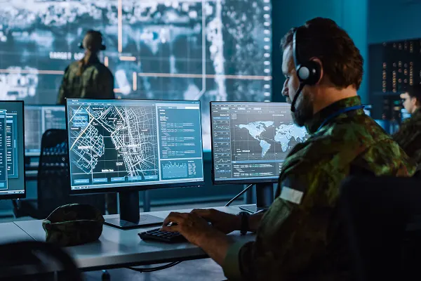 Military and defense operations center
