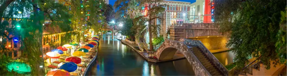The River Walk in San Antonio, Texas